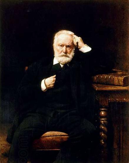 Leon Bonnat Portrait of Victor Hugo oil painting picture